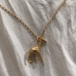 J. Crew Gold Giraffe Necklace